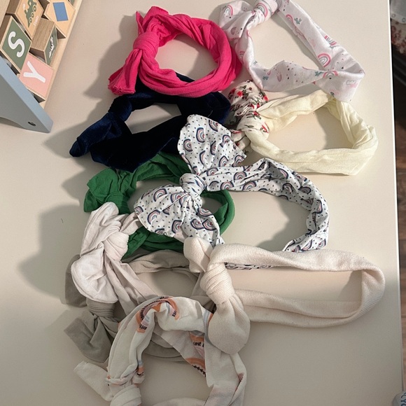 (10) Assorted Headbands with Bows - Picture 1 of 4